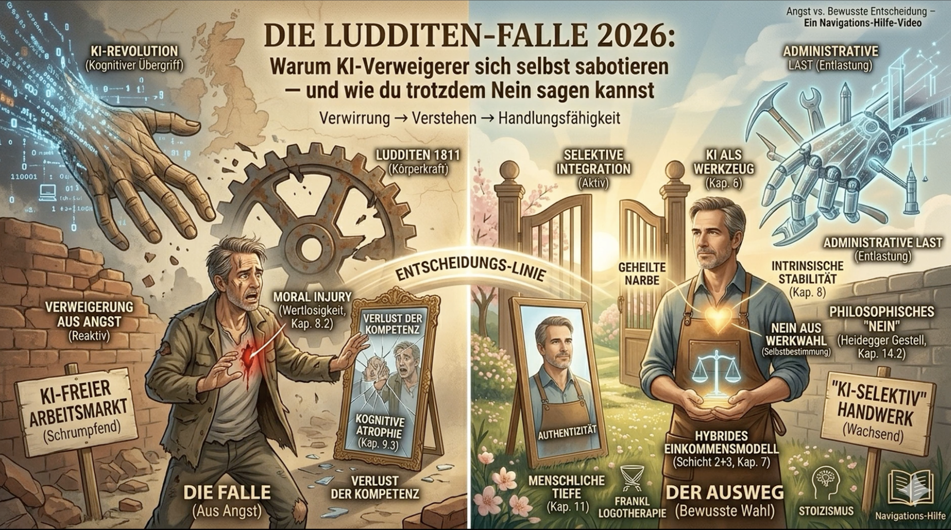 Die Ludditen-Falle 2026: Verweigerung aus Angst gegen bewusste Entscheidung